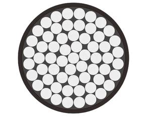 Kabel Bundel Serat Optik Silika Terpadu Serat Kaca Silikon Bundel dengan Serat Kaca Tunggal 50um 70um - Product Image 4