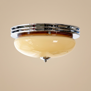 Ventilateur de plafond contemporain avec télécommande, lumière blanche chaude 3500K, Ra80, couvercle en acrylique, base en bois, design suspendu, salon, IP44 - Product Image 1