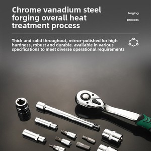 216-Piece Auto Locomotive Maintenance <strong>Ratchet</strong> <strong>Wrench</strong> Socket Hardware Automotive Universal Tool Set - Product Image 3