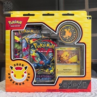 Tarjeta Pokémon del Día del Pokémon, Versión Americana, PTCG, 30 Aniversario, Serie ETB, Tarjeta Pikachu