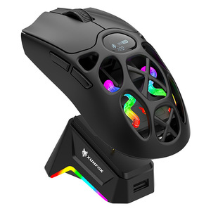 H16PRO เมาส์สำหรับเล่นเกมแบบสามโหมด 2.4G แบบมีสายโฟโตอิเล็กทริค 7 ปุ่มน้ำหนักเบาสำหรับแล็ปท็อปเดสก์ท็อปใช้ในสำนักงาน - Product Image 4
