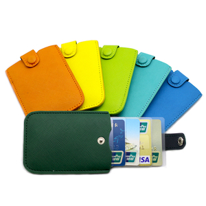 De alto rendimiento hombres pequeño cuero slim pull tab cartera tarjetas de crédito titular - Product Image 3
