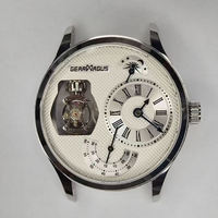 Montres mécaniques automatiques à mouvement tourbillon vertical à axe unique, design original unique, montre-bracelet de marque fabricant