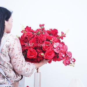 Mini Bola de flores centro de mesa decoraciones de boda soporte de flores y bola para el hogar - Product Image 5