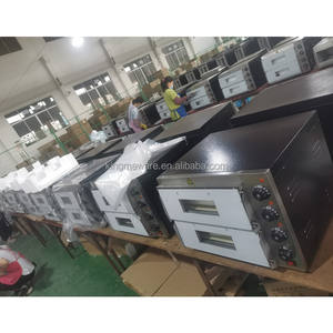 Horno eléctrico de pizza, encimera de doble cubierta, comercial, dos cámaras independientes - Product Image 3