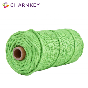 Top Ranking del fornitore della Cina <span class=keywords><strong>Filato</strong></span> di macramè 3mm 100% cotone riciclato <span class=keywords><strong>per</strong></span> l'artigianato - Product Image 1