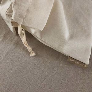 China Wholesale Recycled Cotton Fabric Packaging Bags Custom Logo <b>Drawstring</b> <b>Pouch</b> Small Natural Cotton <b>Drawstring</b> Bag - Product Image 3