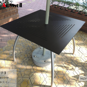 <span class=keywords><strong>Tavolino</strong></span> da Caffè Amywell Ignifugo e Impermeabile, Moderno per Soggiorno, in Laminato Compatto HPL, Rotondo in Legno Monocolore - Product Image 3