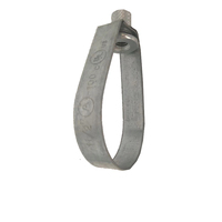 Support de suspension de boucle d'arrosage argenté de type poire de haute qualité pour colliers de serrage et raccords
