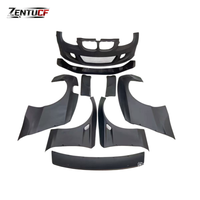 Kit carrosserie large en fibre de verre Série 3 M3, pour pare-chocs avant, aileron arrière et ailes de BMW E92 E93