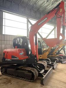 Excavadora de cadenas pequeña DOOSAN DX60-9 usada, original de Corea, 6 toneladas, motor ORIGINAL, pocas horas de trabajo, excavadora hidráulica pequeña para granja - Product Image 5