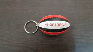 Nuevo creativo personalizado 2024 pelota de Rugby mejor gancho de llavero de goma de calidad duradera para llaves y bolsos - Product Image 5