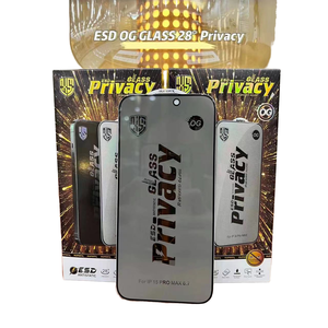 三星S25 S24 A56钢化玻璃9h防静电刮擦保护膜超薄防间谍隐私屏幕保护器 - Product Image 1