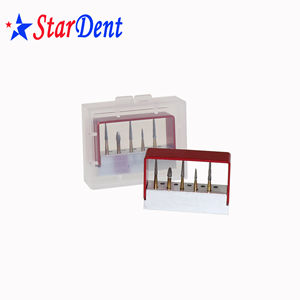 Bộ dụng cụ mài răng bằng cacbua FG/Đầu mài nha khoa tốc độ cao mạ vàng/ Có thể chọn mẫu - Product Image 5