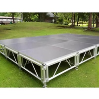 Podium de Scène en Aluminium de Luxe 4x8 pour Concerts et Événements