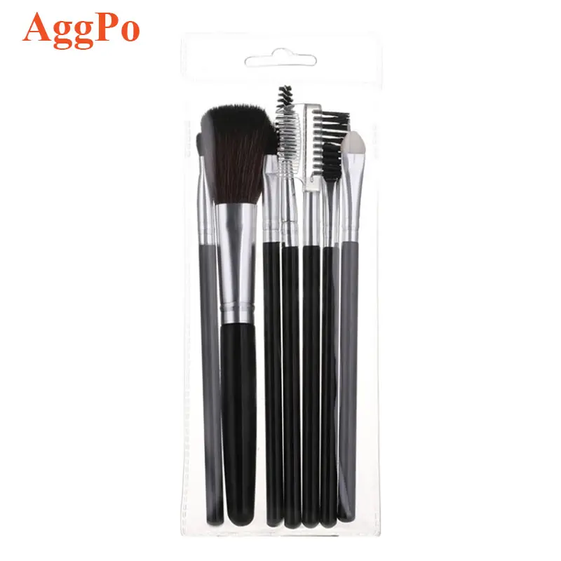 7 sets makeup brush set blush powder paint eyebrows lipstick eyeshadow brush makeup tools animal bionic hair