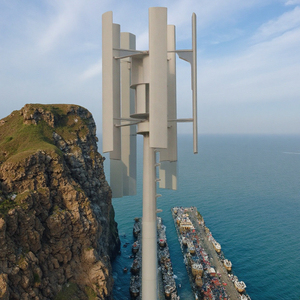 เครื่องกำเนิดไฟฟ้าพลังงานลมแบบแนวตั้งออลอินวันเฟสเดียวสามเฟสพร้อมแอพ Wifi 3KW หรือที่เรียกว่า 15KW 10KW 5KW แบบแกนหมุน - Product Image 6