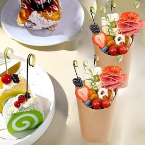 Chất Lượng Cao Tre Cocktail Chọn Ưa Thích Tăm Răng Cocktail Xiên Đối Với Đảng Handmade Tre Gậy Với Knot - Product Image 5