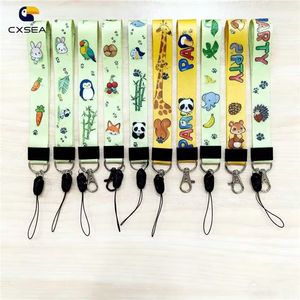 Meine Melodie & Kuromi Katze Schlüssel bund & Telefon Lanyard Strap für Pink KT Anhänger Digitaldruck aus Sanrio Polyester Haken - Product Image 2