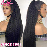Pelucas de Cabello Virgen al por Mayor, Pelucas de Encaje Frontal sin Pegamento, Cabello Liso Yaki, Pelucas HD 13*6 para Mujeres Negras
