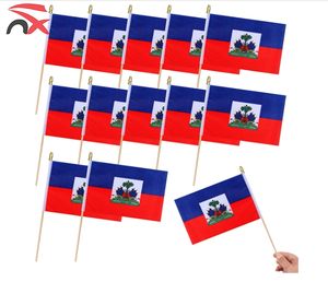 Оптовая продажа: Флаг Гаити 3x5 футов с латунными люверсами для футбольных мероприятий, в наличии - Product Image 6