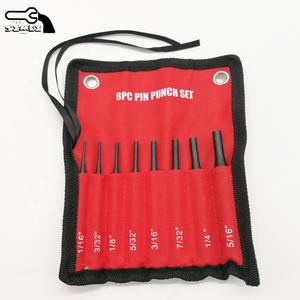 Juego de punzones de acero al cromo vanadio Simei No.6S015 de 8 piezas con bolsa enrollable, dureza 48-52HRC, 3 años de garantía, OEM/ODM - Product Image 4