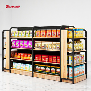 <span class=keywords><strong>Miniso</strong></span>-estantes de madera para supermercado, expositor al por menor, gran oferta, estantería estacionaria para tienda - Product Image 4