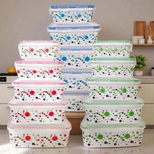 Choice Fun Kitchen Storage Cajas de almuerzo selladas Refrigerador Caja de almacenamiento con conservación de alimentos Cocina Acabado Tanque de almacenamiento - Product Image 2