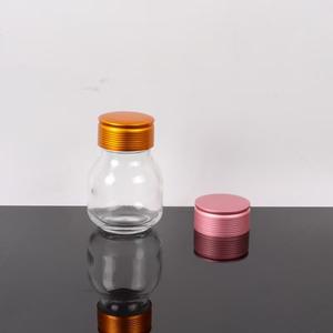 Nahrungs ergänzungs mittel Paste Pille Vitamin Tablette Pulver Trank Medizinische Chemie Glasflasche 80ml Spezial fett körper mit geripptem Deckel - Product Image 4