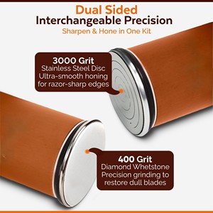 Kim cương dao mài gỗ con lăn nhà bếp dao mài với 2 bên Hộp Quà Tặng đóng gói - Product Image 5