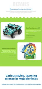 41 Phong Cách Gốc Đồ Chơi 3D Câu Đố Vật lý Thí Nghiệm Khoa Học Cho Trẻ Em DIY Handmade Học Tập Đồ Chơi Gốc Bộ Dụng Cụ Robot Giáo Dục Đồ Chơi - Product Image 4