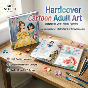 Popolare Libro Illustrato per Adulti con Copertina Rigida, Carta <span class=keywords><strong>da</strong></span> Disegno per Acquerello e Colorazione con Adesivi Rimovibili - Product Image 1