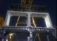 Coffrage de ponceau de boîte en béton préfabriqué en acier durable avec système push-pull automatique