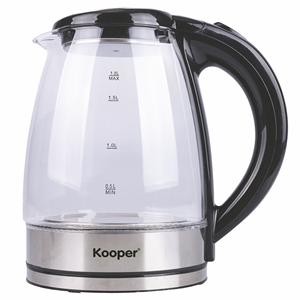 Bollitore elettrico in vetro borosilicato 1800W 1,8L - Product Image 2
