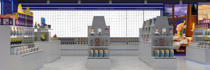 Vitrine de présentation en acrylique et métal Kainice Custom Collection, démontable, facile à assembler, avec étagères personnalisables pour échange de cadeaux - Product Image 2