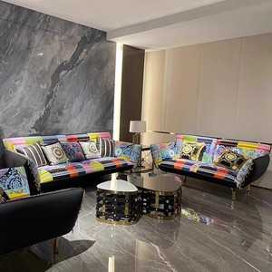 Noir et or arabe majlis canapé meubles de salon style dubai canapé <span class=keywords><strong>louis</strong></span> 14 trois places meilleure qualité canapé ensemble pour la maison - Product Image 4