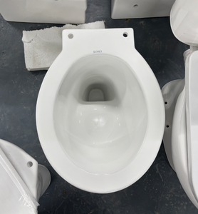 โถสุขภัณฑ์เซรามิกสีขาวเงาสูง แบบชิ้นเดียว ระบบกดน้ำสองปุ่ม - Product Image 5