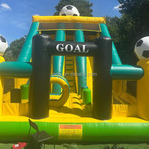 Fête Location Football Château Gonflable Toboggan Combo Dmuchana Zjezdzalnia à Acheter - Product Image 5