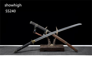 Épée de jouet réaliste Hamon, katana de cosplay pour enfants et adultes, en bambou SS240 - Product Image 6