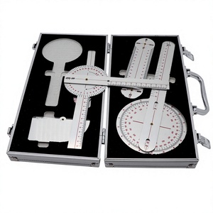 Goniomètre médical multi-angles en aluminium pour la mesure des articulations, outil d'évaluation et de rééducation orthopédique - Product Image 1