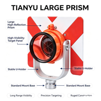 Large Survey Prism Compatible With Tianyu High Precision Reflective Target for Total Station Measuring Instrument