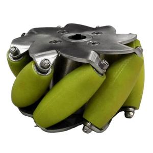 SS Edelstahl <span class=keywords><strong>Mecanum</strong></span> Rollen roboter <span class=keywords><strong>Mecanum</strong></span> Rad <span class=keywords><strong>5</strong></span> Zoll 127mm - Product Image 1