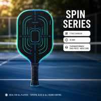 Raket Pickleball Serat Karbon T700 16mm Satu Bagian Thermoformed Generasi Baru 2026 dengan Inti EPP/MPP untuk Latihan Dewasa