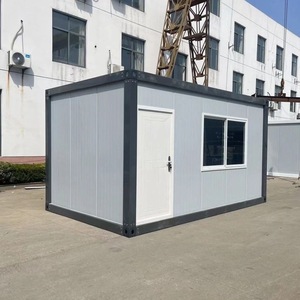 Maison Modulaire Préfabriquée Pliable et Pratique en Conteneur Maritime <span class=keywords><strong>pour</strong></span> Appartement, Maison, Hôtel – Panneaux Sandwich en Acier - Product Image 1