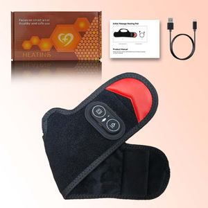 Red Light Therapy Heated Neck Brace 660nm 850nm <b>Vibration</b> Massager Velcro Strap Smart Wear <b>Rechargeable</b> - Product Image 1