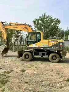 Excavadora de Ruedas Hyundai de 21 Toneladas, Fabricada en Corea del Sur, Modelo 210W-7, de Segunda Mano, con Capacidad de Cucharón de 2.0m y Componentes HYDAC - Product Image 2