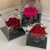 Bunga Awet Hari Valentine 2026, Ember Bunga Portabel, Hiasan Hadiah, Tahan Lama 3-5 Tahun, Kualitas Terbaik, Merek ShanYue, 22cm
