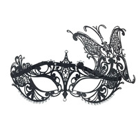 Accessoires de costume de fête, masque de fête déguisée pour Halloween, masque de carnaval délicat pour la moitié du visage