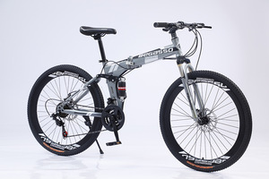 Shimano için 21 hız ile çelik disk fren 26 inç katlanır dağ bisikleti - Product Image 5