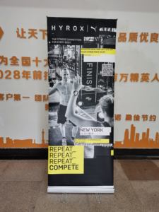 Promotie Roller Banner Aluminium Rolling Display Stand Banner Display Trek Draagbare Banner Stands - Product Image 5